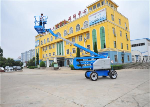High Altitude Aerial Boom Lift Equipped With Balanced Valve Long Durability