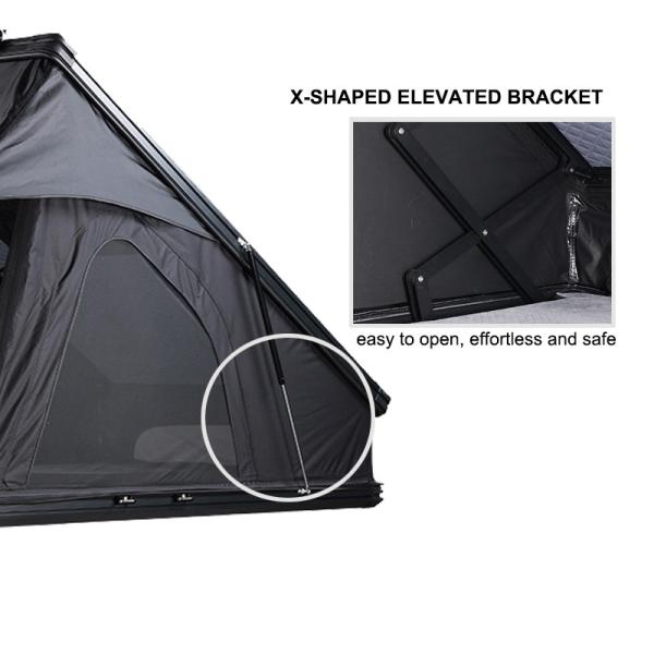 Aluminium Hardtop Rooftop Tent 65kg for 4x4 Vehicles 212x131cm