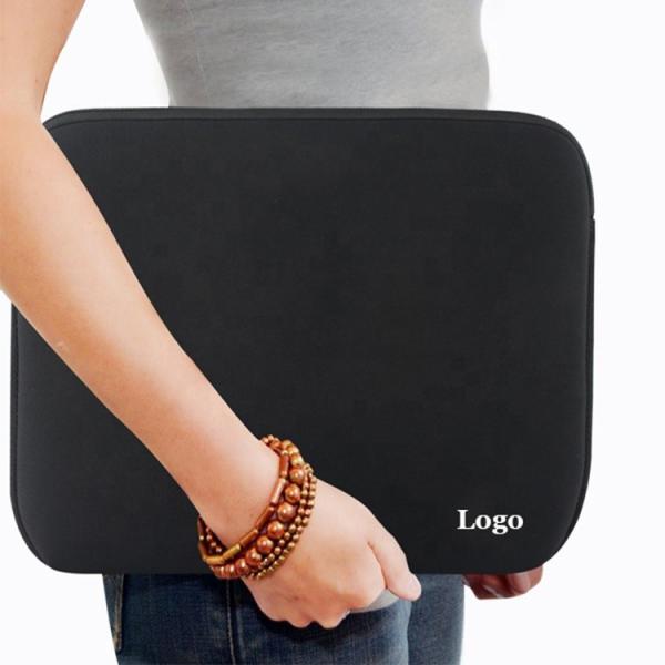 Durable Black 15.6 Inch Laptop Carrying Case Sleek Design Shockproof