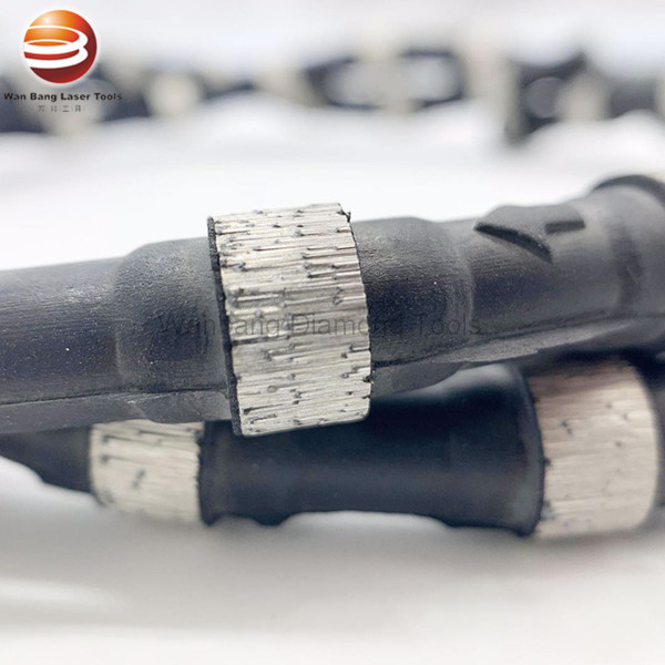 Прочный провод диаманта увидел веревочку 8.5mm 33Beads/M для конкретный пилить
