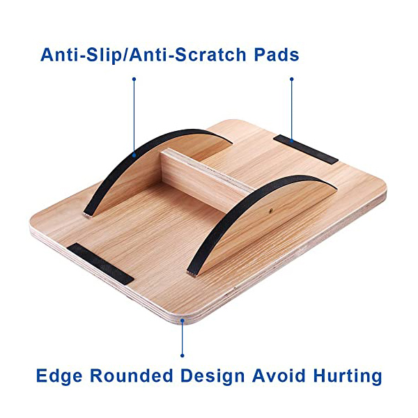 Anti Scratch Wooden Fitness Equipment Office Standing Desk Balance