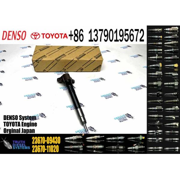 295700-0560 23670-0E020 23670-09430 23670-19025 23670-11020 Diesel Common Rail Fuel Injector for toyota Fortuner 1GD-FTV
