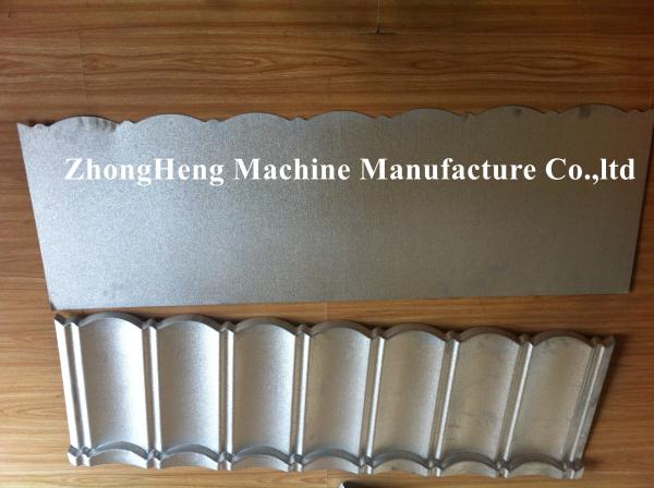 Aluminum Coils Stone Coated Roof Tile Machine For Classic Tiles 315 Ton capacity