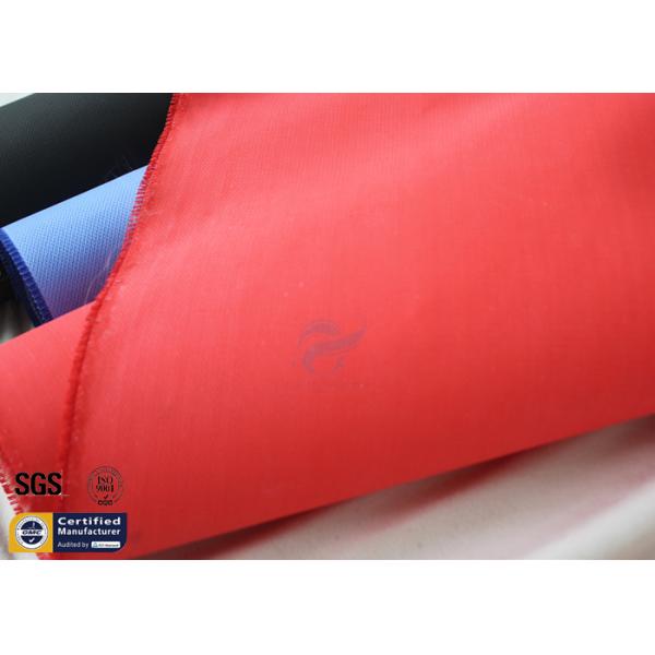 Acrylic Coated Fiberglass Fire Blanket 490GSM 0.43mm Red Fire Safety Protection