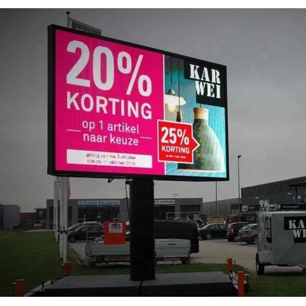 waterproof p6 smd2525 full color fixed setting advertising led screens