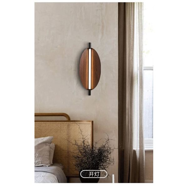 Bedside Stairway Corridor LED Light Long Strip Japanese Wood Grain wall lamp (WH-VR-137)