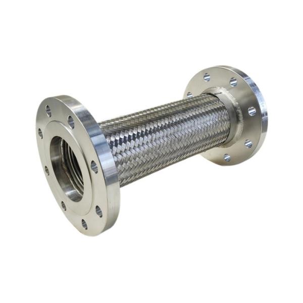 NXF Flex Flexible lined Braided Metal Hose Flange Joint Connector Stainless Steel 316/0Cr17Ni12Mo2 Flange Metal Hose