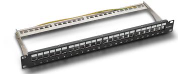 Blank Unshielded Patch Panel Patch Panel VT-P3824-Cat6a unshielded Wallmount or Rackmount Patch Panel