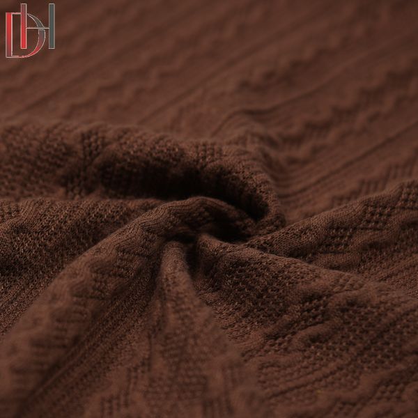 Winter Clothing Woven Jacquard Fabric Breathable Jacquard Polyester Fabric