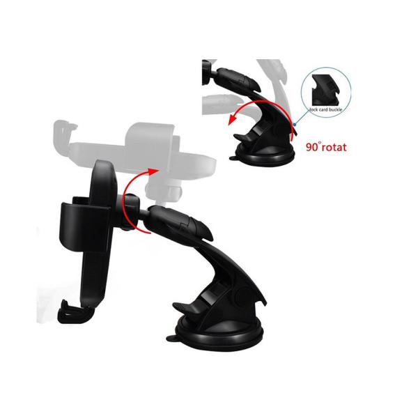 Handlebar Mounted Car Wireless Charger Blue Black ABS PC AC 5V/2A Weight 220g