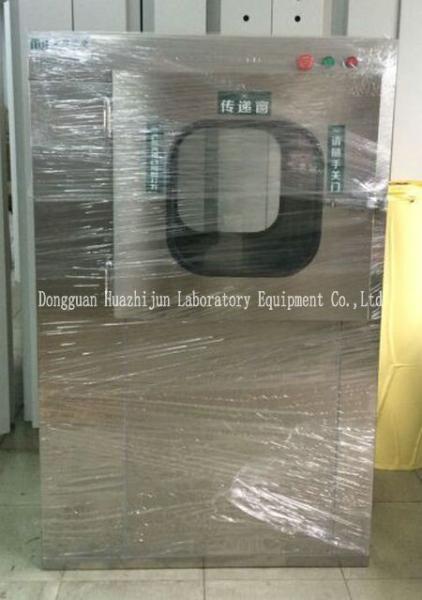 Surable Metal Air Shower Pass Box Buzzers Intercoms Available For Cleanroom