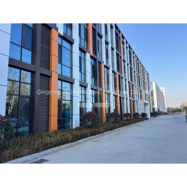 Custom Designed Multi Story Workshop Prefabricated Warehouse OEM Steel Structure Building