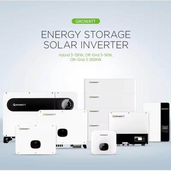 Growatt MID15-25KTL3-X 22KW Three-Phase On Grid Inverter With WiFi And OLED Display 35.5A Output Current