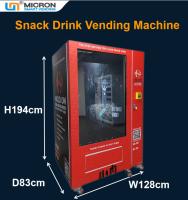 Distributeur automatique de 55 annonces de pouce avec le système de paiement de carte approprié à vendre la boisson, nourriture, 3ce, téléphone