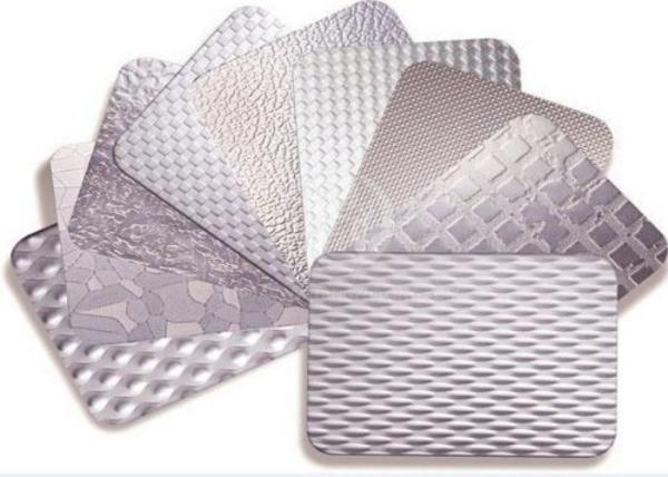 904L Embossed Stainless Steel Decorative Sheet Diamond Matte Black Gold