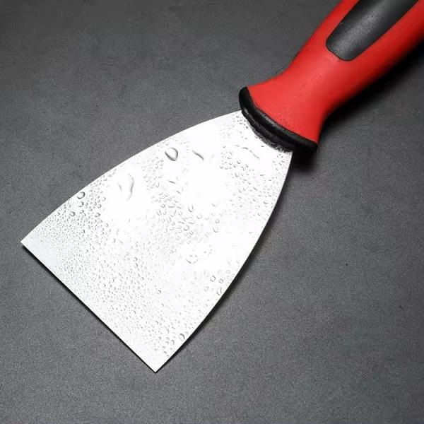 Soft Grip Flex Stainless Steel Putty Knife Premium Stainless Steel Paint Scraper for Applying Putty and Repairing Drywal