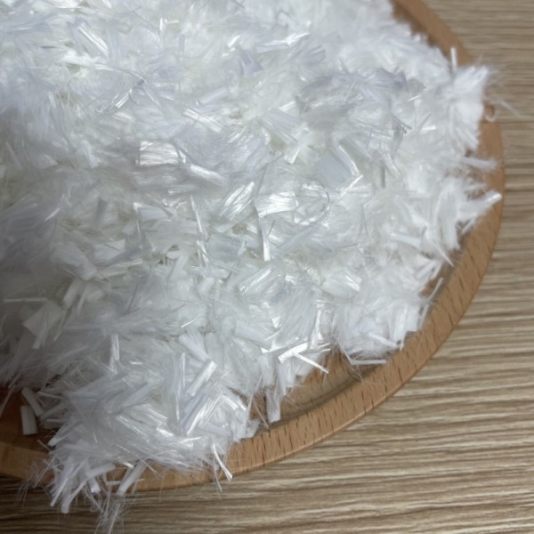 For Asphalt & Construction  Filtration Road Construction  High Strength Reinforcement 4D*6MM Fiber Polyester Chopped Staple Fiber
