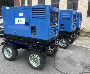 トロッリー車輪 500A DC溶接機 Stick Mig Arc 450A ディーゼル駆動の溶接発電機