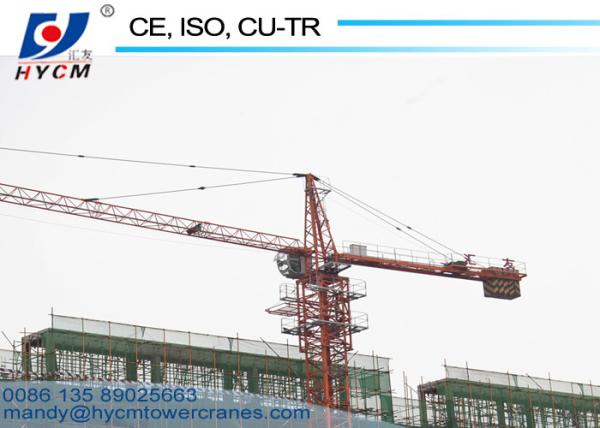 USA and Mexico Hot Sale 6ton QTZ5015 Topkit Tower Crane with Class H Motor Protection
