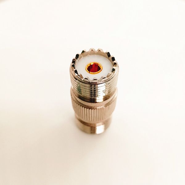 1GHz RF Adapter UHF / SL16 / PL259 Female To Female Adapter UHF-KK