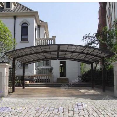 Custom Sizes 5.5x3x3m Waterproof Metal Frame Carports Fo Parks And Garages