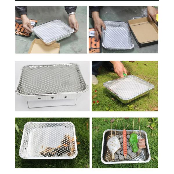 Одноразовый BBQ гриль портативные угольные грили одноразовые грильные подносы