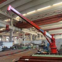 Marine Deck Telescopic Boom los 8M Offshore Pedestal Crane