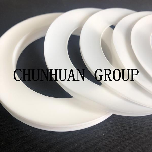 White Anti Aging Shape Solid Pure PTFE Envelope Gasket