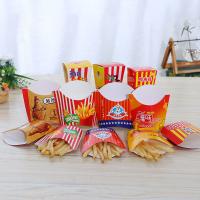 A única caixa de papel 8oz das batatas fritas do produto comestível da parede 12oz personalizou o logotipo