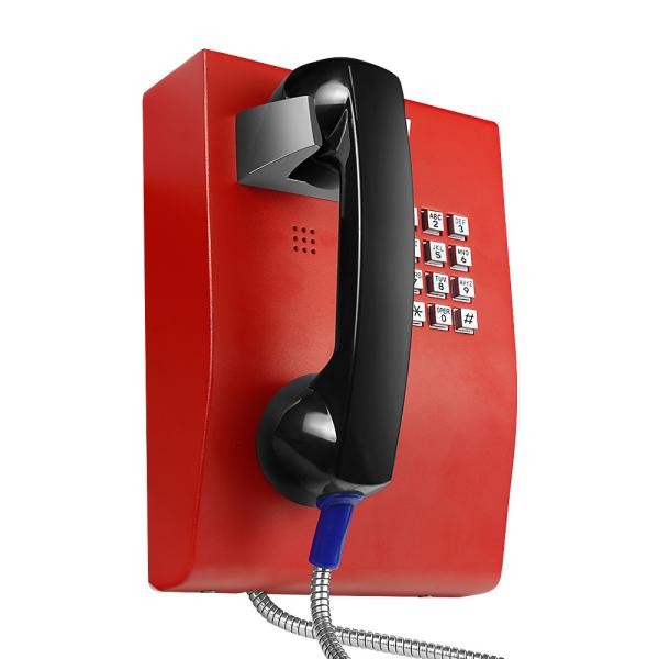 Vandal Proof Handset Analog Wall Phone For Hospital / Bus Station Telephone