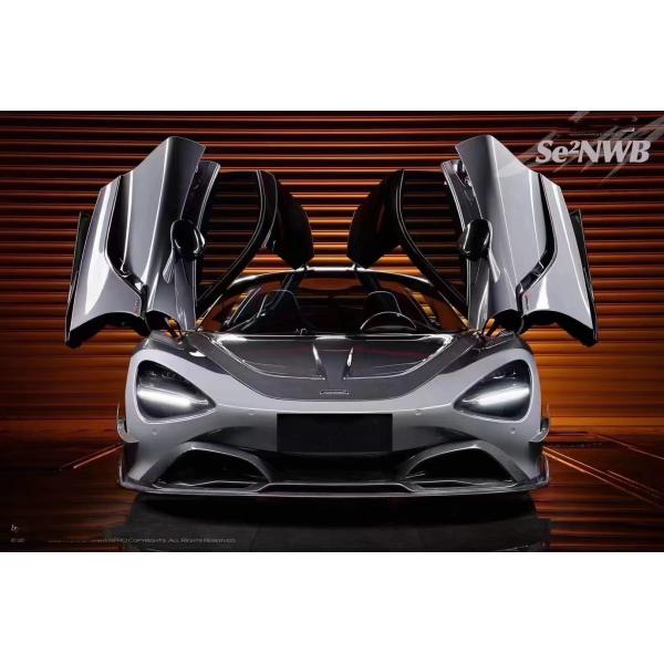 720s Mclaren Body Kit Blacksail Style Front Bumper Spoiler Lip Hood Fender