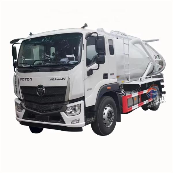 FOTON 10000-12000 Liters Fecal Suction Truck   Septic Pump Truck    Sludge Truck