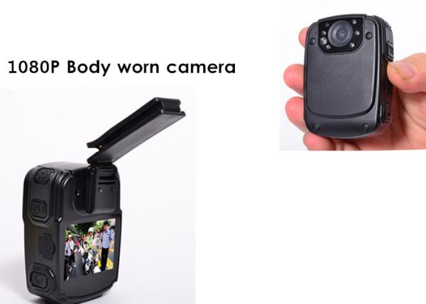 Officer worn IR Cut 150 Degree Wide Angle Police Body Worn Camera , 1080P Wearable Camera
