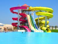 Barrel Sled Fiberglass Water Park Slide 14M 7.5KW For Teenager