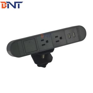 Прибытие Boente новое 6,56 Ft связывает выход силы США 2 с 2 USB переносит черный зажим на расширении PRC прокладки силы таблицы