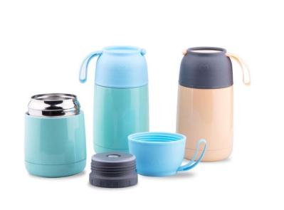 Stainless Steel Thermos Insulated Food Jar Double Wall Leak Proof For Students