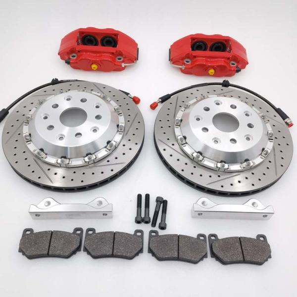 Aluminum 4 Pot Brake Kit CP7600 With 330*24mm Drilled Slot For IS300 Rear