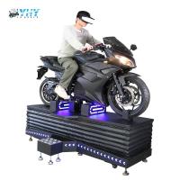 Simulador de conducción de alta velocidad de la máquina de juego que compite con la motocicleta virtual 9D