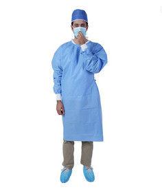 OEM Disposable Surgeon Gown Uniform EO Sterilized Non Woven Fabric Material