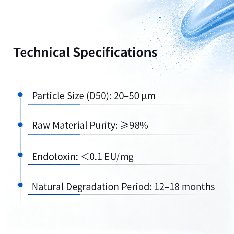 MDMF NMPA PLLA Microspheres PLLA Dermal Filler 100% Implant Grade