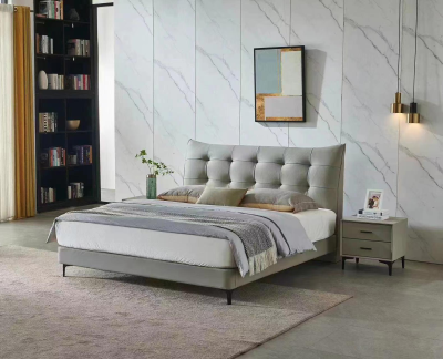 Genuine Leather Bed