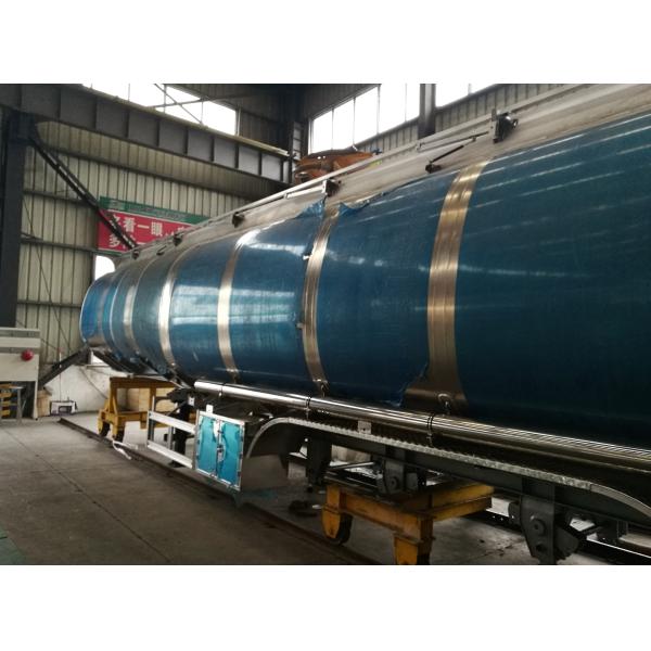 Tri Axles 50000 Liters Carbon Steel Fuel Tanker Semi Trailer for Petrol Transportation