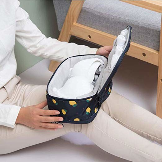 Small Packing Organizer Underwear Storage Bag Polyester / Nylon Material