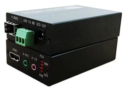 1080P HDMI Fiber Converter Bidirectional Audio RS232 Over Fiber Optic Extender