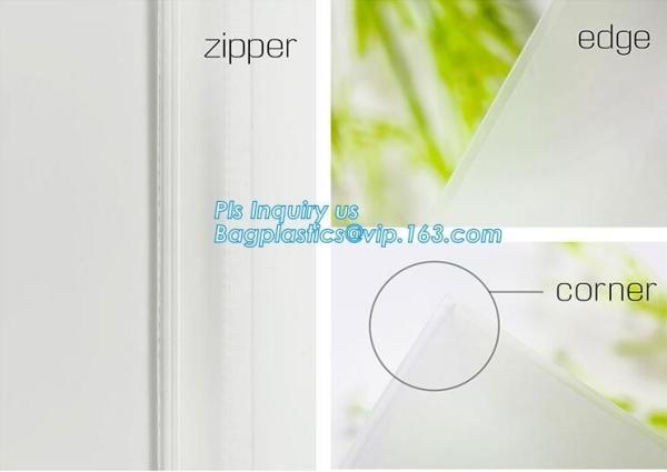 Portable Clear PVC Slider Zipper Cosmetic Makeup Bag, Water proof slider pvc toiletry bag vinyl beachwear cosmetic bag