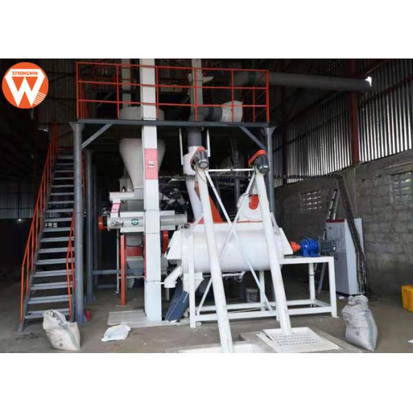 1.5 - 2.5 T/H Animal Farm Poultry Feed Plant Machinery 50kw High Efficiency