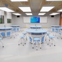 Ahorro de espacio Fisica Muebles de laboratorio Mesas de trabajo de laboratorio impermeables