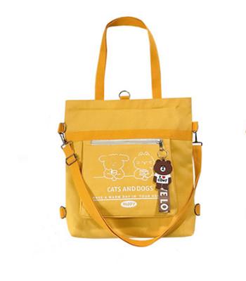 Basic Eco Canvas Bags Women Shopping Fashionable School Bag For Kids