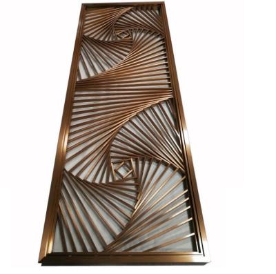 Divisor móvel de aço inoxidável da tela da sala da decoração da casa