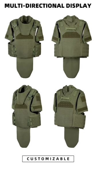 Removable Shoulder Strap Combat Tactical Vest with Molle System and Adjustable Waist Straps
